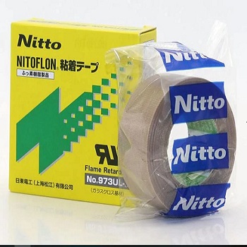 Băng keo chịu nhiệt PTFE Nitto Nitoflon No.973UL-S 0.13mmx25mmx10M